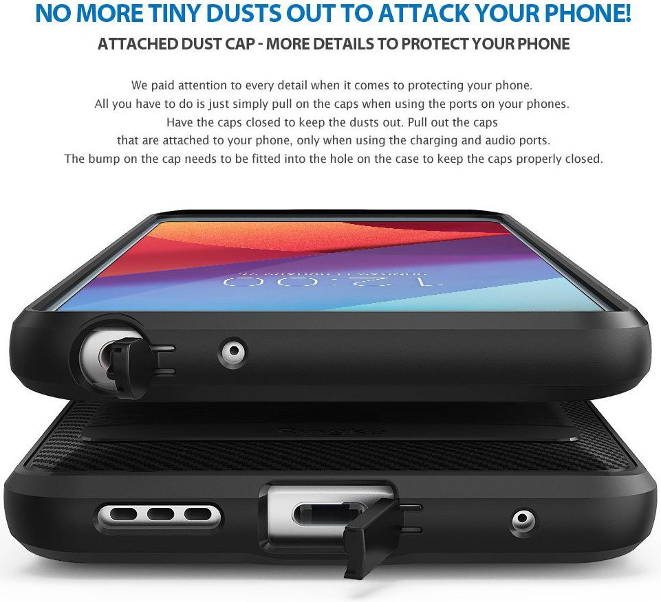 Ringke Onyx LG G6 Hoesje Zwart afbeelding 5