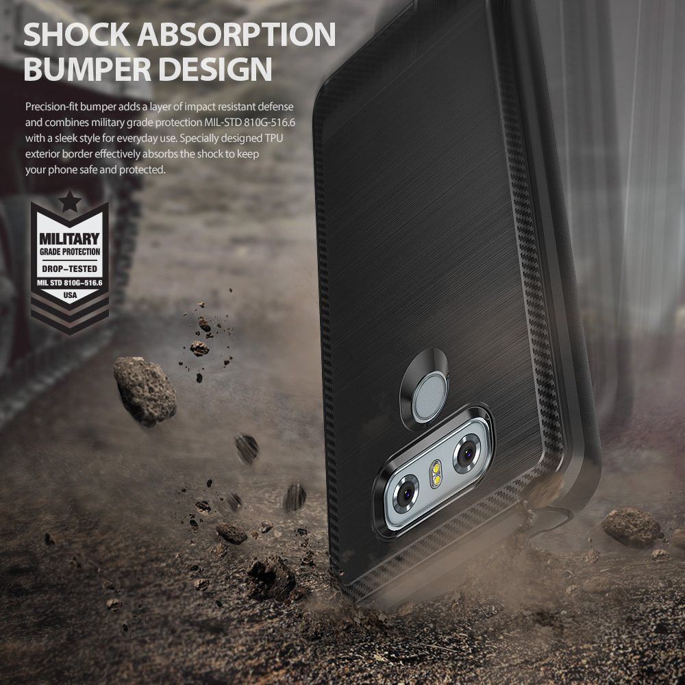 Ringke Onyx LG G6 Hoesje Zwart afbeelding 7