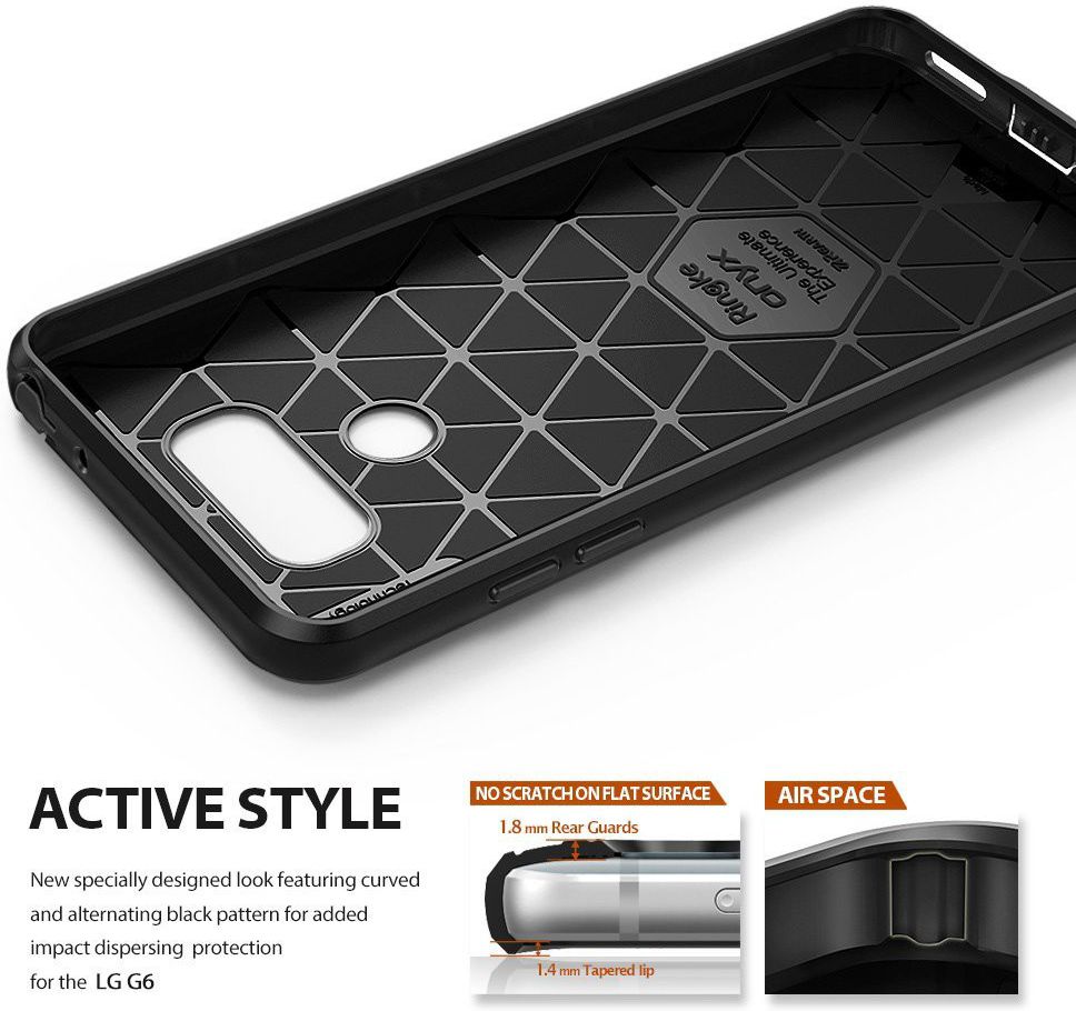 Ringke Onyx LG G6 Hoesje Zwart afbeelding 9