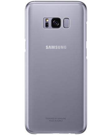 Samsung Galaxy S8 Plus Clear Cover Paars Origineel Hoesjes