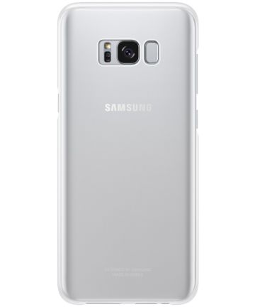 Samsung Galaxy S8 Plus Clear Cover Zilver Origineel Hoesjes