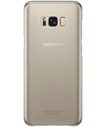 Samsung Galaxy S8 Plus Clear Cover Goud Origineel Hoesjes