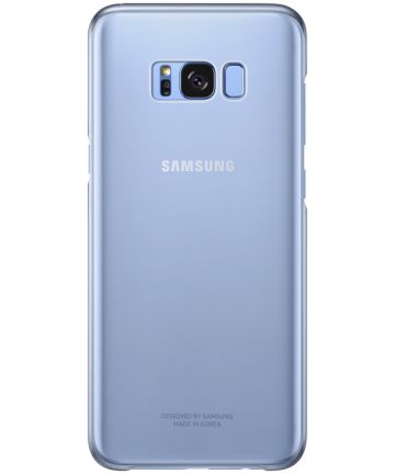 Samsung Galaxy S8 Plus Clear Cover Blauw Origineel Hoesjes