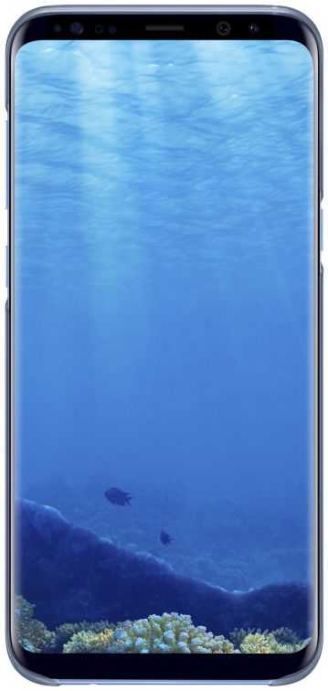 Samsung Galaxy S8 Plus Clear Cover Blauw Origineel afbeelding 2