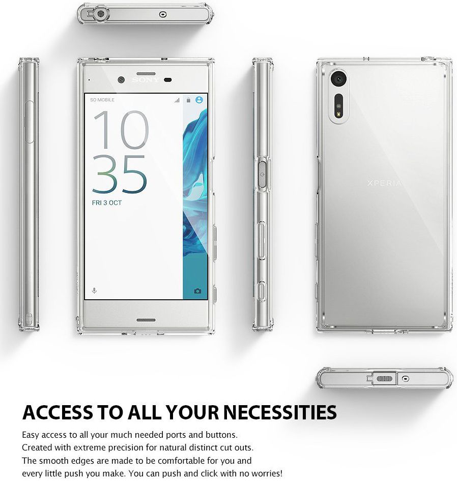 Ringke Fusion Sony Xperia XZ / XZs Hoesje Transparant afbeelding 6