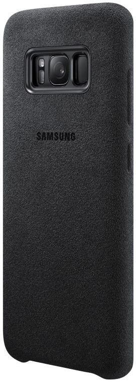 Samsung Galaxy S8 Alcantara Cover Zwart Origineel afbeelding 1