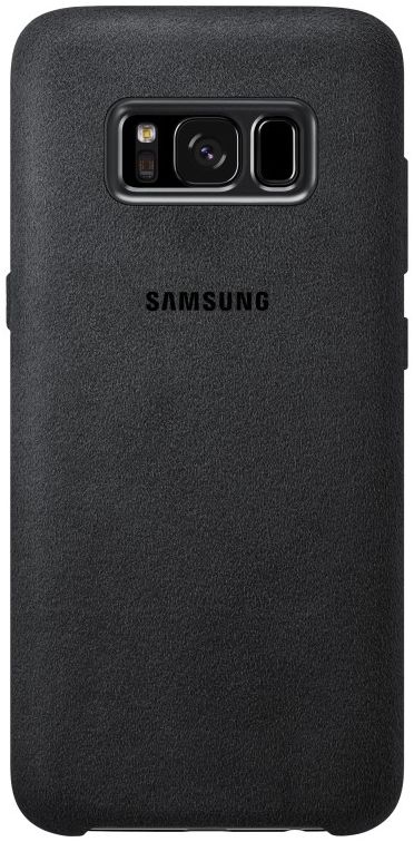 Samsung Galaxy S8 Alcantara Cover Zwart Origineel afbeelding 2