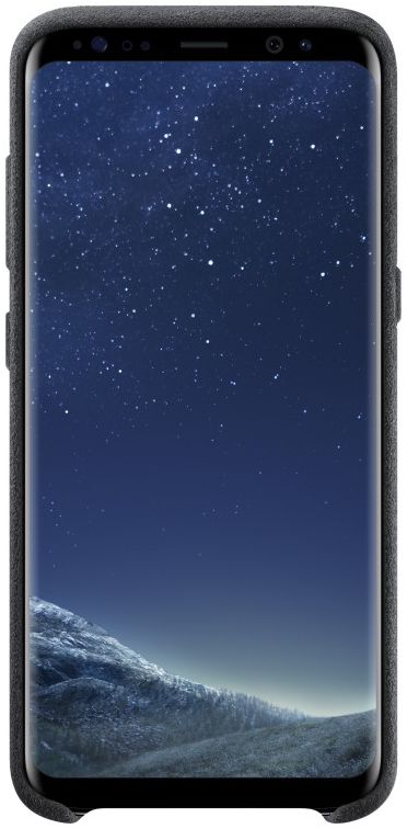 Samsung Galaxy S8 Alcantara Cover Zwart Origineel afbeelding 3