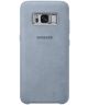 Samsung Galaxy S8 Alcantara Cover Mint Origineel