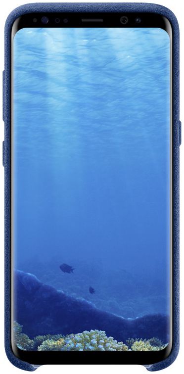 Samsung Galaxy S8 Alcantara Cover Blauw Origineel afbeelding 3