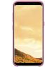 Samsung Galaxy S8 Alcantara Cover Roze Origineel