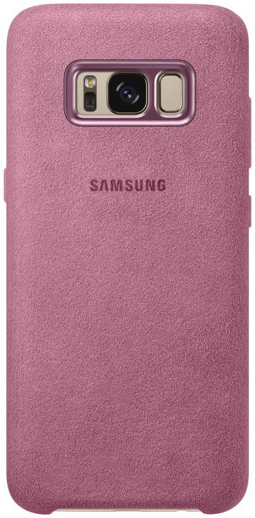 Samsung Galaxy S8 Alcantara Cover Roze Origineel afbeelding 2