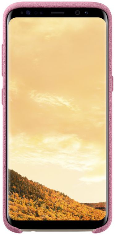 Samsung Galaxy S8 Alcantara Cover Roze Origineel afbeelding 3