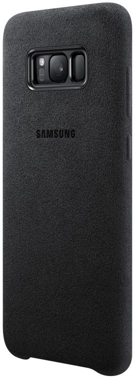 Samsung Galaxy S8 Plus Alcantara Cover Zwart Origineel afbeelding 1