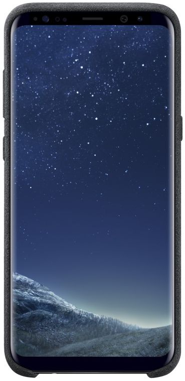 Samsung Galaxy S8 Plus Alcantara Cover Zwart Origineel afbeelding 3
