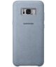 Samsung Galaxy S8 Plus Alcantara Cover Mint Origineel