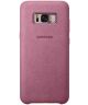 Samsung Galaxy S8 Plus Alcantara Cover Roze Origineel