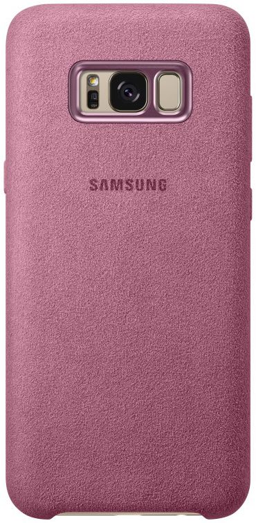 Samsung Galaxy S8 Plus Alcantara Cover Roze Origineel afbeelding 3