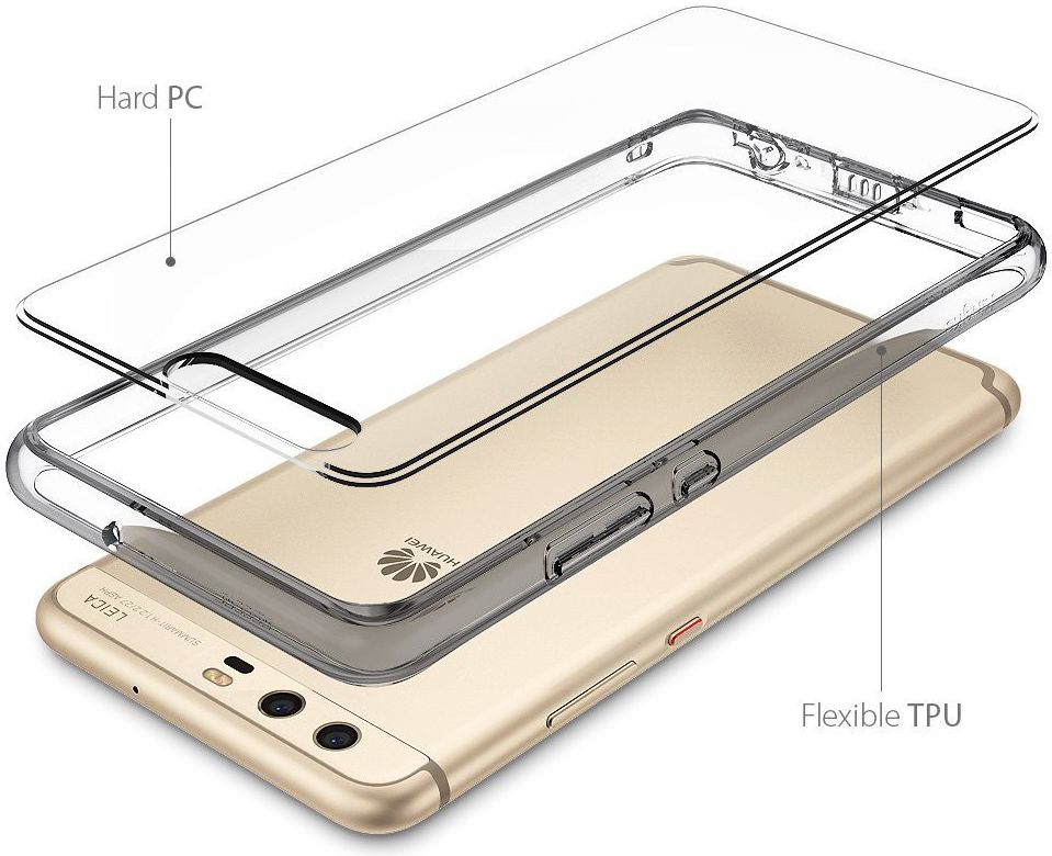 Ringke Fusion Huawei P10 Hoesje Smoke Black afbeelding 4