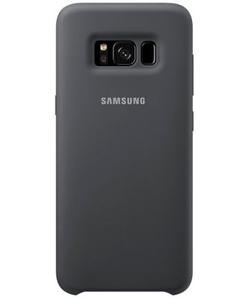 Samsung Galaxy S8 Silicone Cover Donker Grijs Origineel Hoesjes