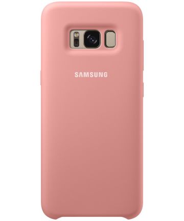 Samsung Galaxy S8 Silicone Cover Roze Origineel Hoesjes
