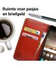 Rosso Huawei Mate 9 Hoesje Premium Book Cover Bruin