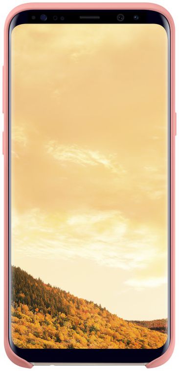 Samsung Galaxy S8 Plus Silicone Cover Roze Origineel afbeelding 2