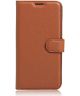 LG K10 (2017) Wallet Case Bruin