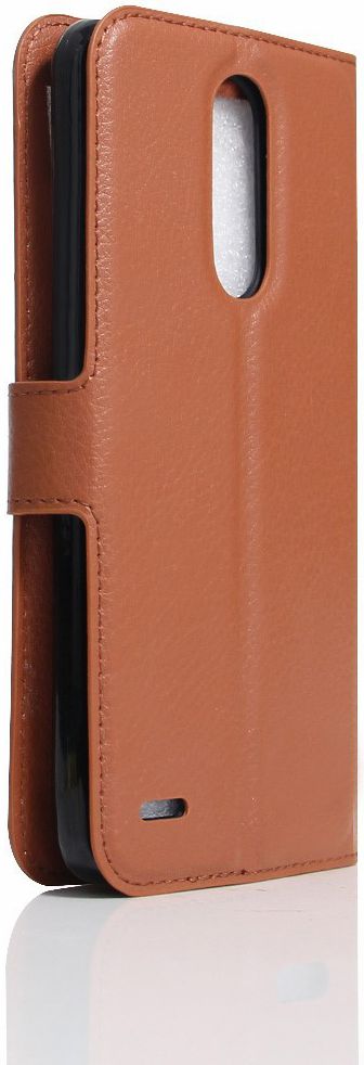 LG K10 (2017) Wallet Case Bruin afbeelding 5