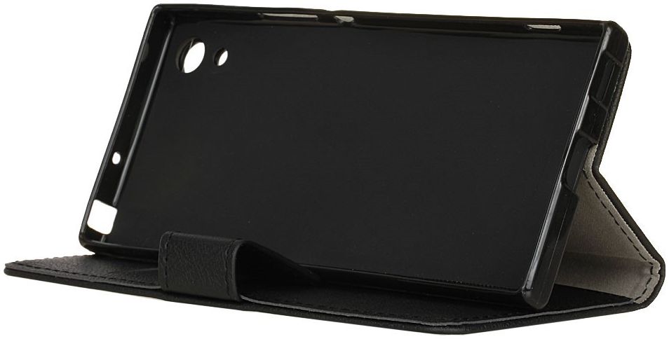 Sony Xperia XA1 Wallet Hoesje Zwart afbeelding 3
