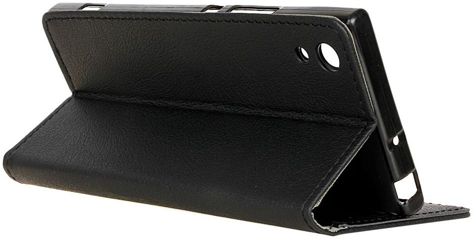 Sony Xperia XA1 Wallet Hoesje Zwart afbeelding 5