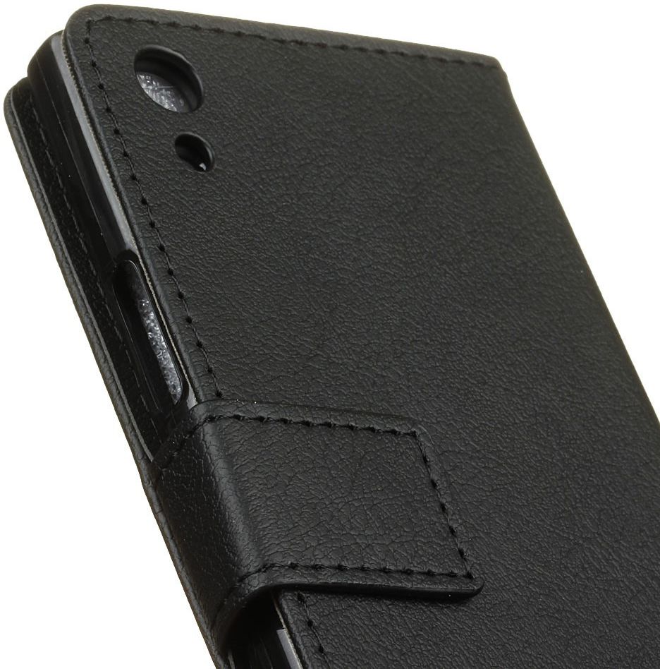 Sony Xperia XA1 Wallet Hoesje Zwart afbeelding 7