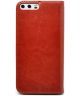 Rosso Huawei P10 Hoesje Premium Book Cover Bruin