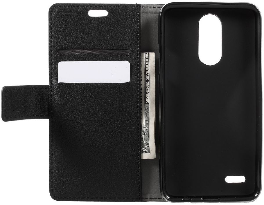 LG K4 (2017) Wallet Hoesje Zwart afbeelding 2