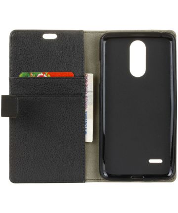 LG K8 (2017) Wallet Hoesje Zwart Hoesjes