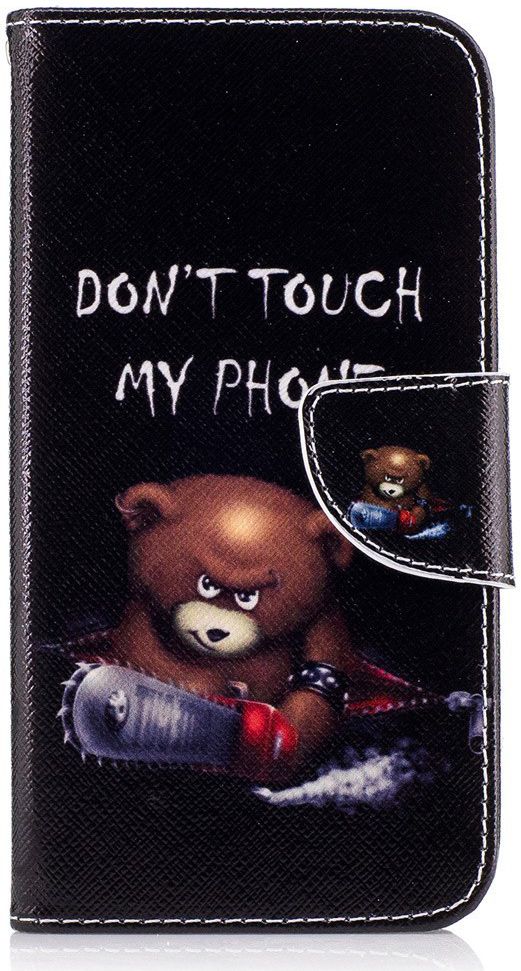 Motorola Moto G5 Plus Portemonnee Hoesje Teddy afbeelding 1