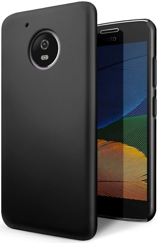 Motorola Moto G5 Back Cover Zwart afbeelding 1