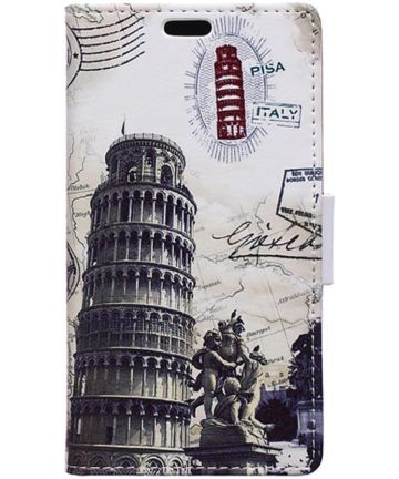 LG K8 (2017) Portemonnee Print Hoesje Toren van Pisa Hoesjes