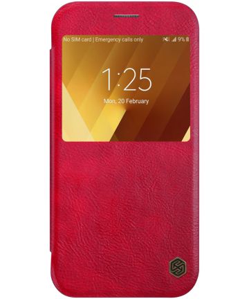 Nillkin Qin BOok Case Samsung Galaxy A3 (2017) Red Hoesjes