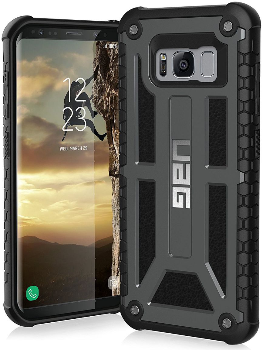 Urban Armor Gear Monarch Hoesje Samsung Galaxy S8 Graphite afbeelding 1