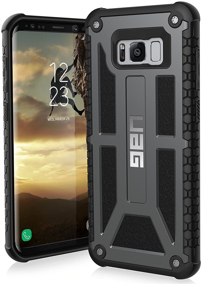 Urban Armor Gear Monarch Hoesje Samsung Galaxy S8 Plus Graphite afbeelding 1
