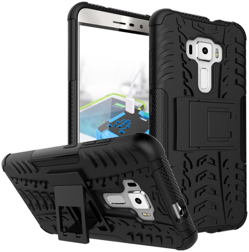 Hybride Asus Zenfone 3 (5.5) Back Cover Zwart afbeelding 1