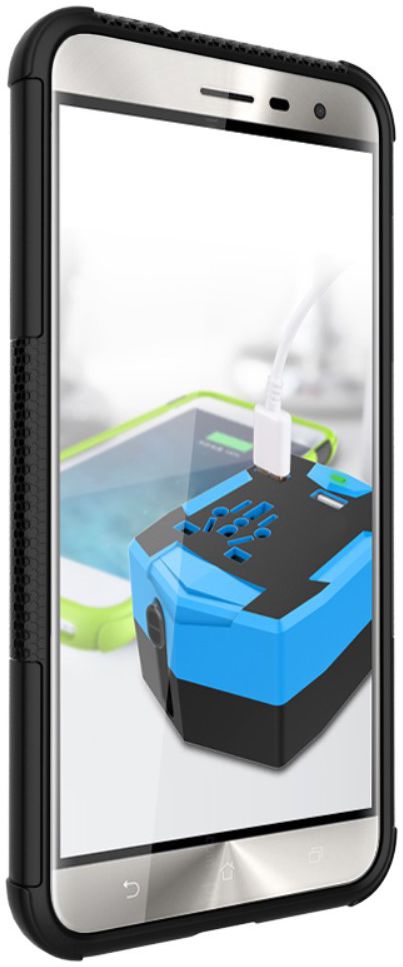 Hybride Asus Zenfone 3 (5.5) Back Cover Zwart afbeelding 5