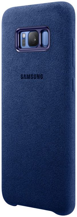 Samsung Galaxy S8 Plus Alcantara Cover Blauw Origineel afbeelding 1