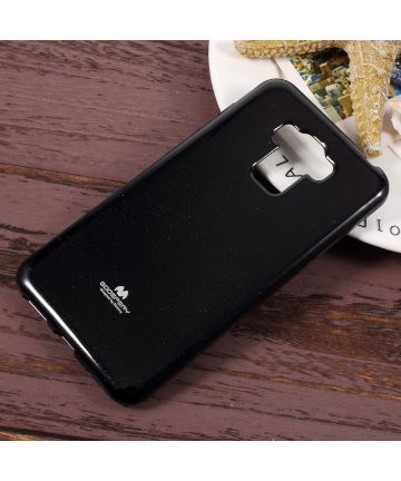 Mercury Glitter Powder TPU Case Asus Zenfone 3 Max (5.5) Zwart Hoesjes