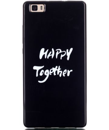 Huawei Ascend P8 Lite TPU Hoesje Happy Together Hoesjes