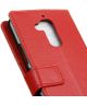 Asus Zenfone 3 Max (5.2) hoesje met kaarthouder Rood