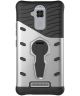 Asus Zenfone 3 Max (5.2) Hybrid Kickstand Hoesje Zilver