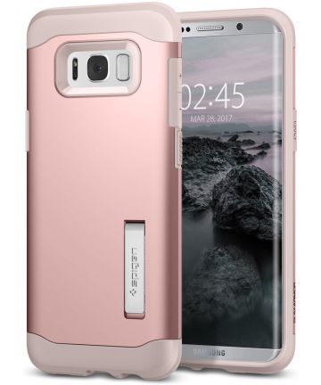 Spigen Slim Armor Case Samsung Galaxy S8 Plus Rose Gold Hoesjes