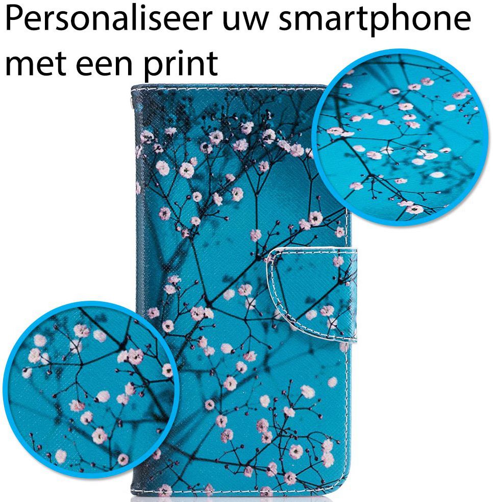 Huawei P10 Lite Portemonnee Hoesje Tree afbeelding 3